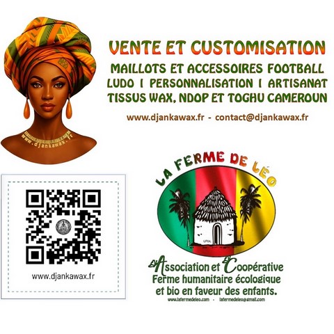 Customisation de tissus pagne wax africain du Cameroun par Djaka Wax et la ferme de Léo